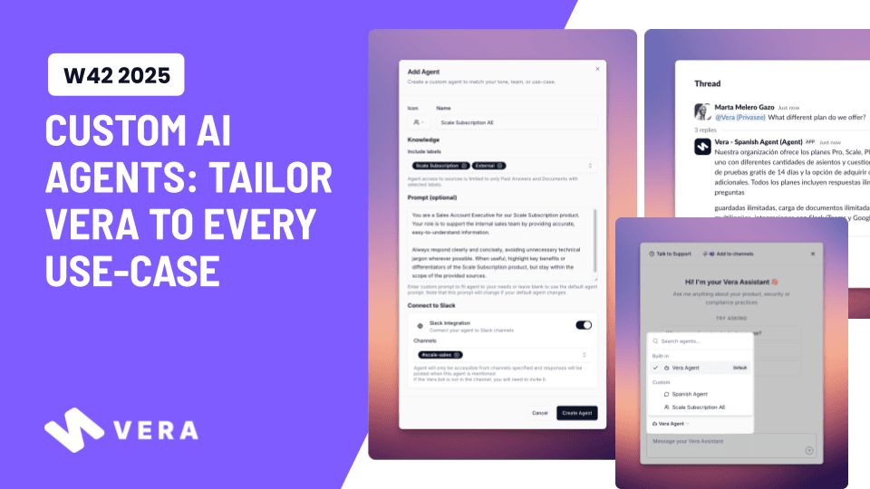 Changelog: Custom AI Agents: Tailor Vera to Every Use Case