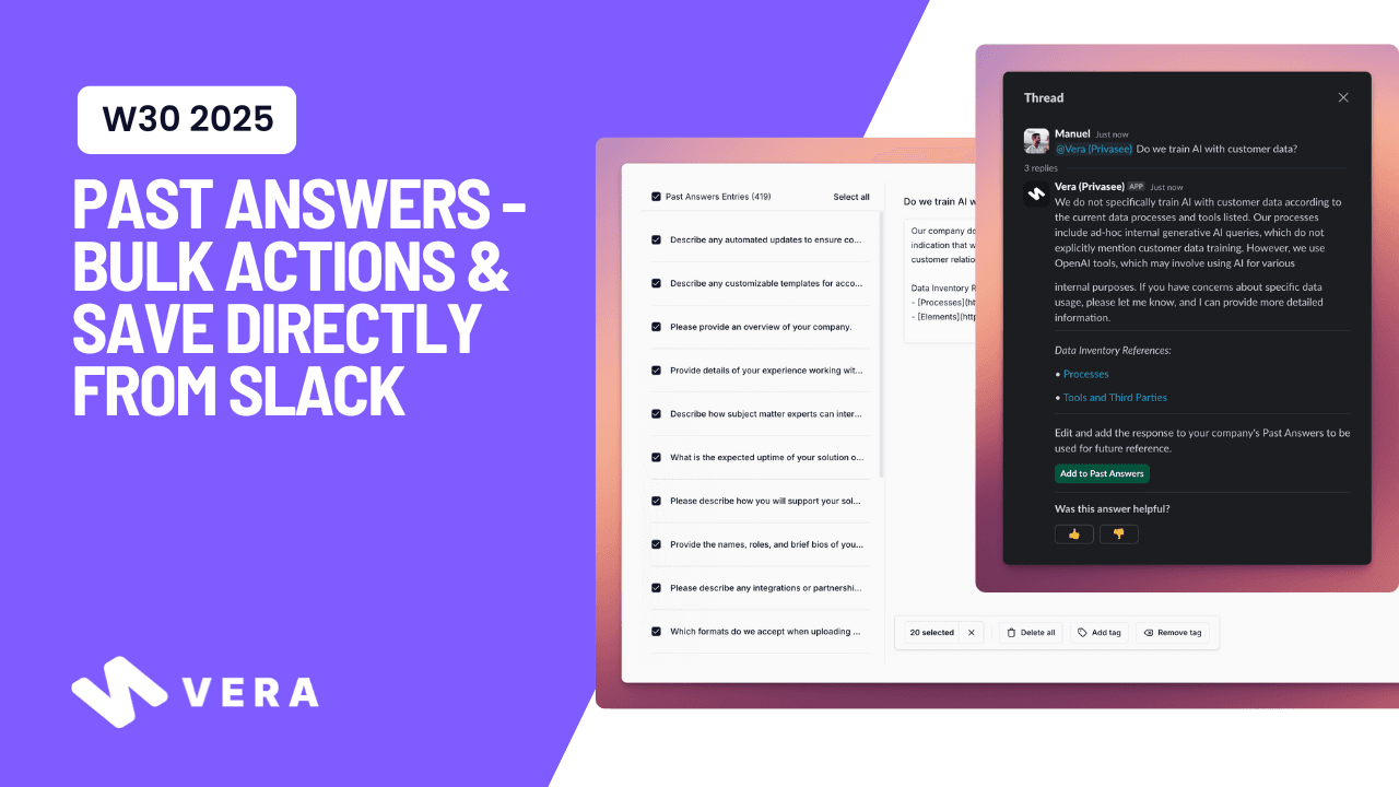 Changelog: Past Answers: Bulk Actions & Save From Slack