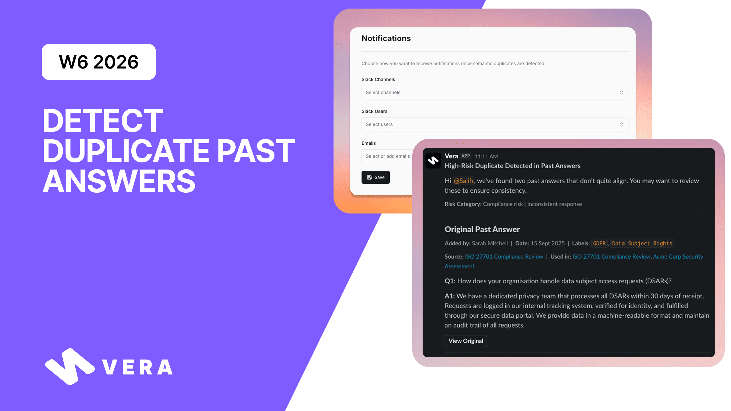 Changelog: Past Answers: Duplicate Detection