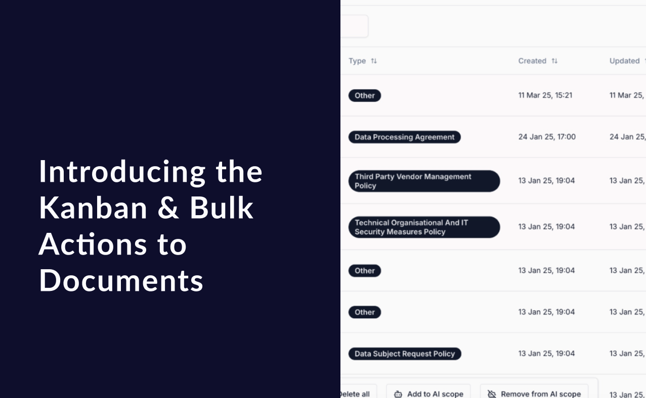 Changelog: Introducing the Kanban & Bulk Actions to Documents