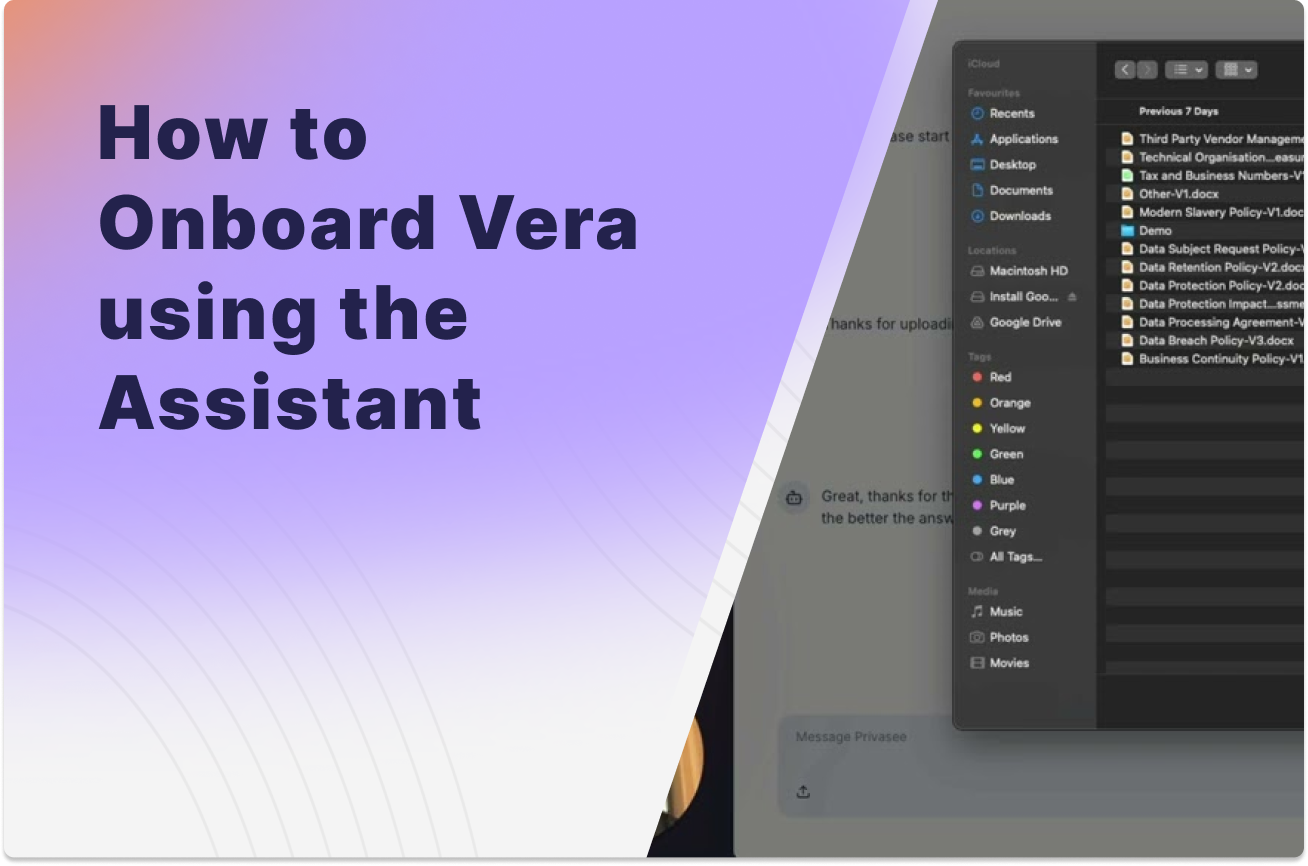 How to Onboard Vera with the Assistant