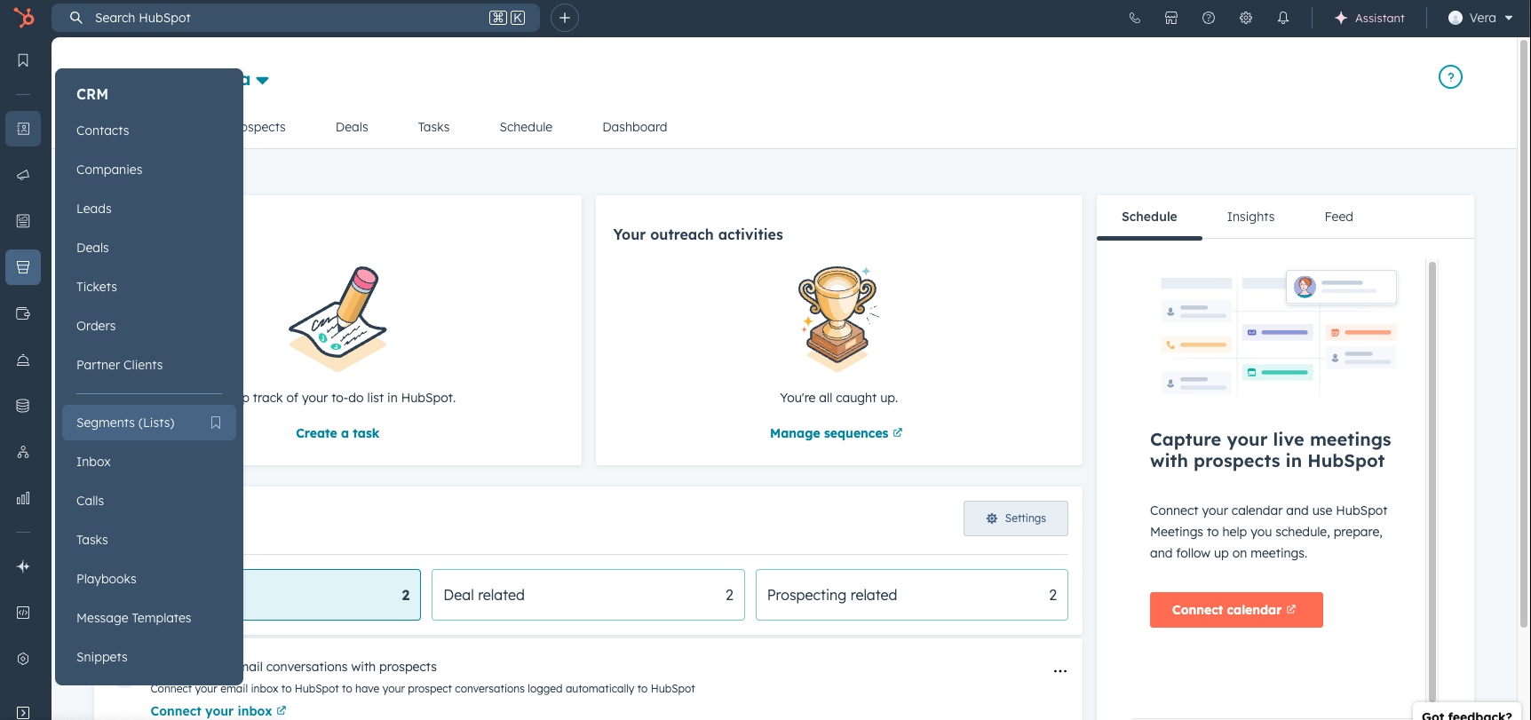 HubSpot CRM Segments